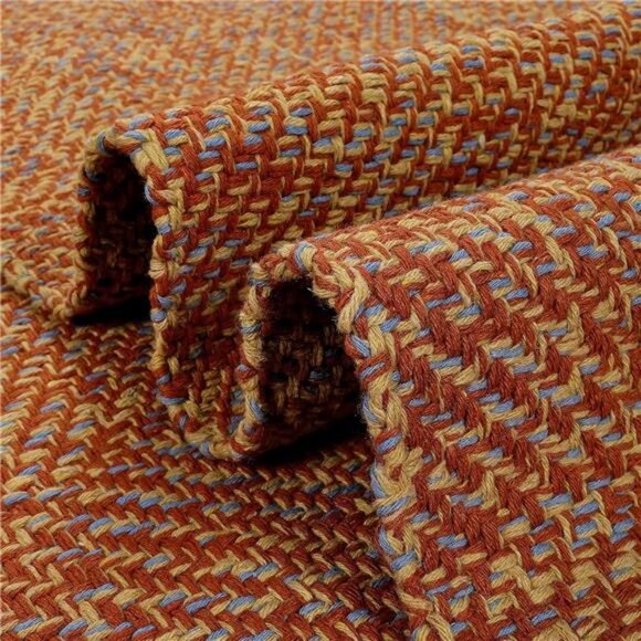 Small Bathroom Rug, 2' x 3' Washable Woven Entryway Rug Low Profile - Picture 4 of 8